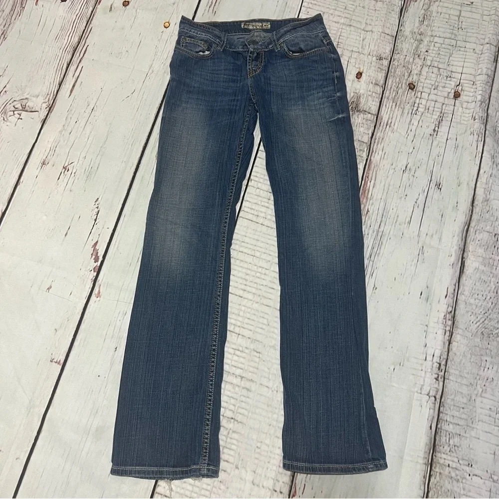 BKE DENIM “culture boot” jeans y2k vintage size 27x33.5 GUC - Picture 1 of 12